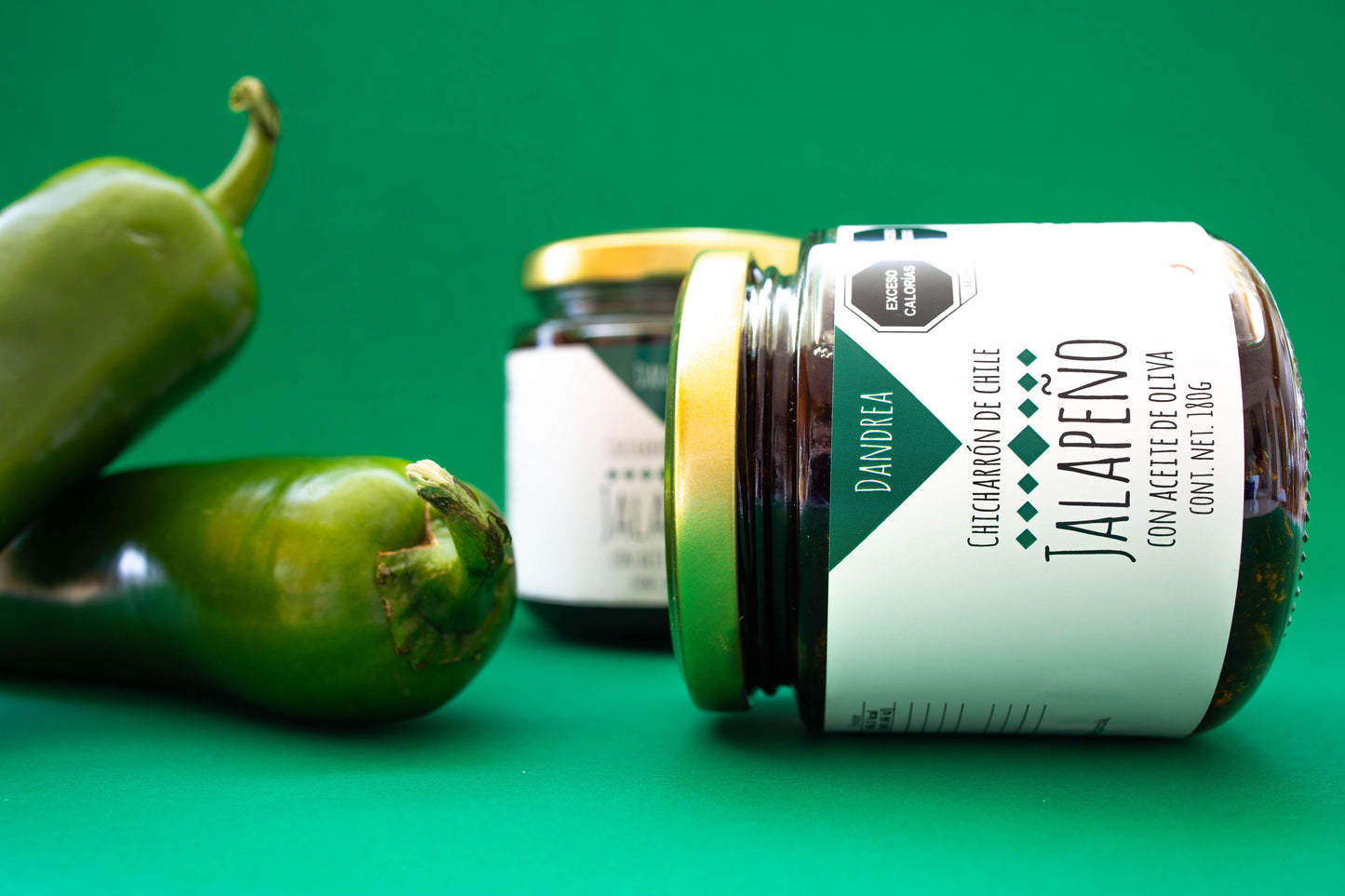 Chicharrón de Chile Jalapeño con Aceite de Oliva