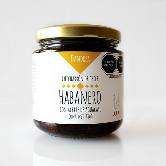 Chicharrón de Chile Habanero con Aceite de Aguacate