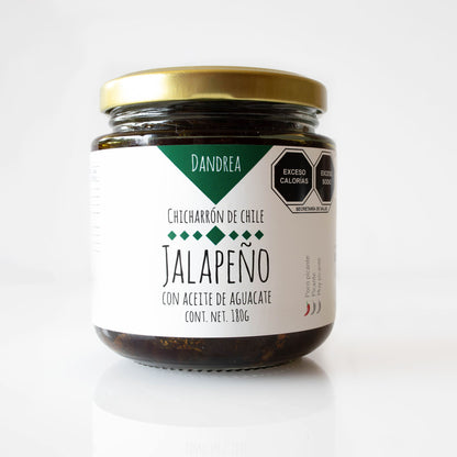 Chicharrón de Chile Jalapeño con Aceite de Aguacate