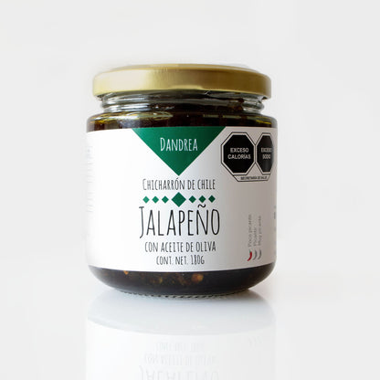Chicharrón de Chile Jalapeño con Aceite de Oliva