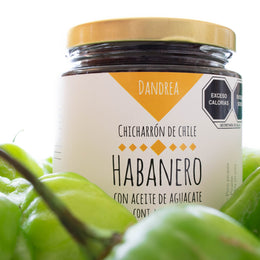 Chicharrón de Chile Habanero con Aceite de Aguacate