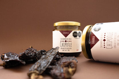 Chicharrón de Chile Chipotle con Aceite de Oliva